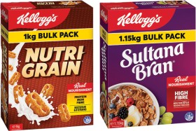 Kellogg%26%23039%3Bs+Nutri+Grain+1kg+or+Sultana+Bran+Bulk+Pack+1.15kg