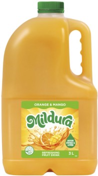 Mildura-Fruit-Drink-3-Litre on sale