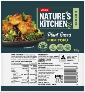 Coles+Nature%26%23039%3Bs+Kitchen+Firm+Tofu+300g