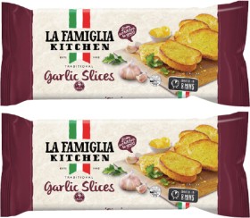 La-Famiglia-Garlic-Bread-Slices-270g on sale