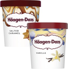 Hagen-Dazs-Ice-Cream-Tub-457mL on sale