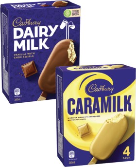 Cadbury-Dairy-Milk-Sticks-4-Pack-6-Pack-300mL-360mL on sale