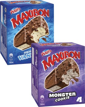 Peters-Maxibon-4-Pack-560mL on sale