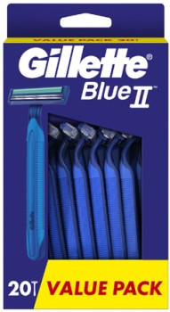 Gillette+Blue+II+Plus+Disposable+Razors+20+Pack