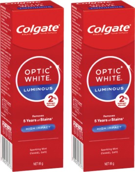 Colgate+Optic+White+Luminous+Teeth+Whitening+2%25+Hydrogen+Peroxide+Toothpaste+85g