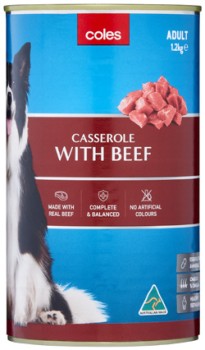 Coles-Dog-Food-12kg on sale