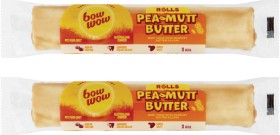 Bow-Wow-Dog-Treat-Pea-Mutt-Butter-Dog-Roll-1-Pack on sale