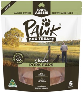 Pawk-Chewy-Dog-Treats-Pork-Ears-5-Pack on sale