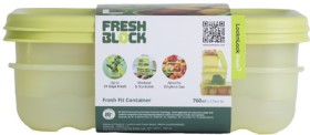 LocknLock-Fresh-Block-Container-760mL-2-Pack on sale