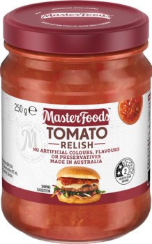 MasterFoods-Relish-or-Chutney-250260g-Selected-Varieties on sale