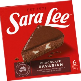 Sara+Lee+Chocolate+Bavarian+375g%2C+Chocolate+Cake+350g+or+Carrot+Cake+400g