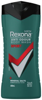 Rexona+Men+Anti+Odour+Body+Wash+400mL+Selected+Varieties