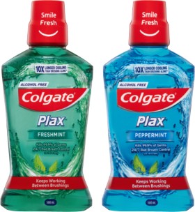 Colgate+Plax+Mouthwash+500mL+Selected+Varieties