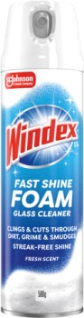 Windex+Fast+Shine+Foam+Glass+Cleaner+500g+Selected+Varieties