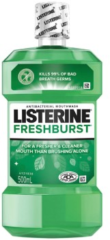 Listerine+Mouthwash+Fresher+%26amp%3B+Cleaner+500mL+Selected+Varieties