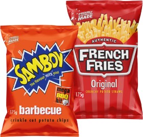 French+Fries+or+Samboy+Potato+Chips+175g+Selected+Varieties