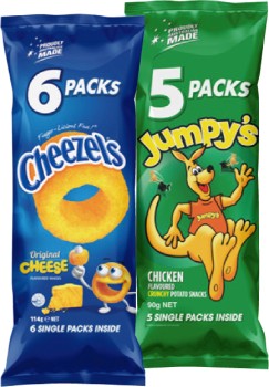 Jumpy%26rsquo%3Bs%2C+Cheezels+or+Thins+Multipacks+5%E2%80%916+Pack+Selected+Varieties