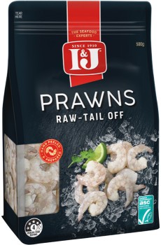 IJ-Raw-Prawns-Tail-Off-500g on sale