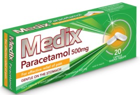 Medix+Paracetamol+Caplets+16+Pack