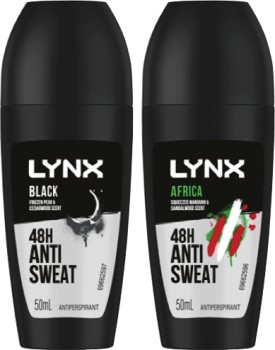 Lynx-Antiperspirant-RollOn-50mL-Selected-Varieties on sale