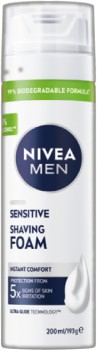 Nivea-Men-Sensitive-Shaving-Foam-200mL on sale