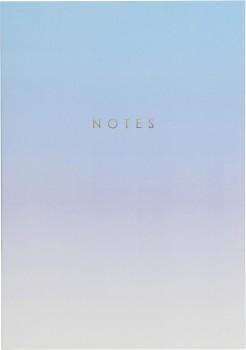 Otto+A5+Printed+Notebook+144+Pages+Ombre+Blue