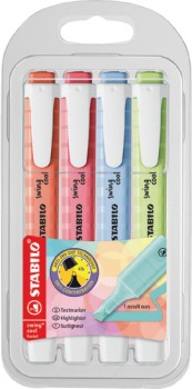 Stabilo-Swing-Cool-Highlighters-4-Pack-Pastel-Assorted on sale