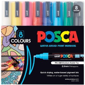 POSCA-PC-5M-Paint-Marker-Assorted-8-Pack on sale