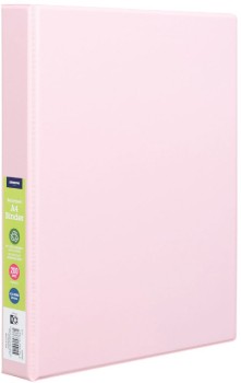 JBurrows-PP-Binder-A4-4-D-Ring-25mm-Pink on sale