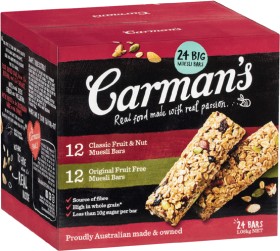 Carman%26rsquo%3Bs+Traditional+Muesli+Bars+24+Pack+Variety