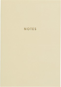 Otto+A5+Colour+Block+Notebook+160+Pages+Pastel+Yellow