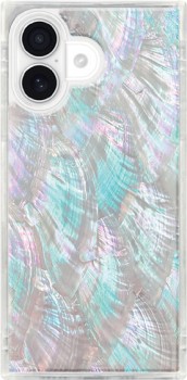 Flaunt-Mother-of-Pearl-Case-iPhone-17-Blue on sale