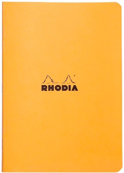 Rhodia+Cahier+A5+Notebook+Grid+Orange+96+Pages