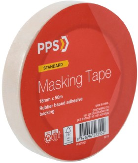 PPS-Masking-Tape-18mm-x-50M on sale