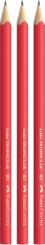Faber-Castell+Junior+Triangular+Graphite+Pencils+HB+3+Pack