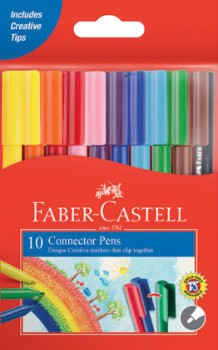 Faber-Castell-Connector-Pens-10-Pack on sale