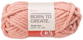 Born-Chunky-Yarn-100g-Salmon on sale