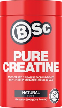 BSc-Pure-Creatine-500g-Natural on sale