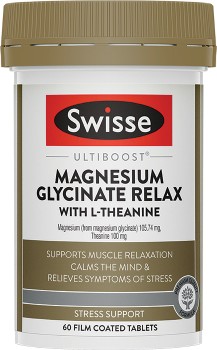 Swisse-Ultiboost-Magnesium-Glycinate-Relax-With-L-Theanine-60-Tablets on sale