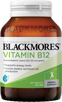 Blackmores-Vitamin-B12-150-Tablets on sale