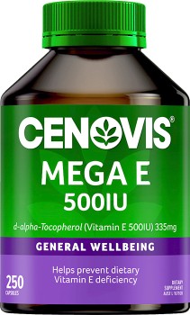 Cenovis-Mega-E-500IU-250-Capsules on sale
