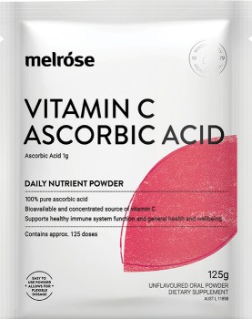 Melrose-Vitamin-C-Ascorbic-Acid-Powder-125g on sale
