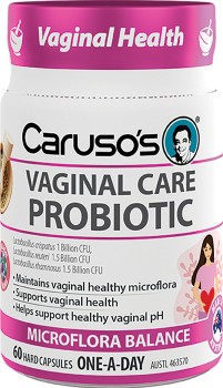 Carusos-Vaginal-Care-Probiotic-60-Capsules on sale
