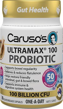 NEW-Carusos-Ultramax-100-Probiotic-30-Capsules on sale