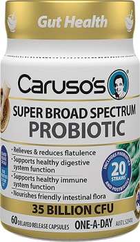NEW-Carusos-Super-Broad-Spectrum-Probiotic-60-Capsules on sale