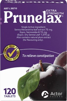 Prunelax-Extra-Strength-120-Tablets on sale