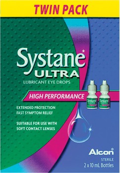 Systane+Ultra+Lubricant+Eye+Drops+10mL+Twin+Pack%2A