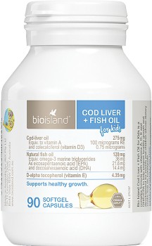 Bio-Island-Cod-Liver-Fish-Oil-For-Kids-90-Capsules on sale
