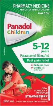 Panadol-Children-5-12-Years-Strawberry-Flavour-200mL on sale