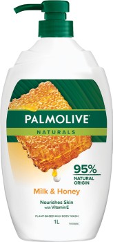 Palmolive-Naturals-Body-Wash-1L-Milk-Honey on sale